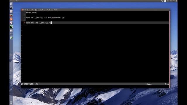 Docker C# Scripted Build using a Dockerfile смотреть онлайн