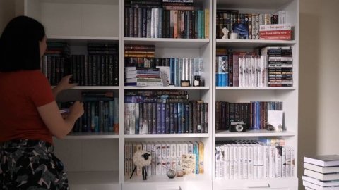 КНИЖНЫЕ ПОЛКИ Заставляем стеллажи Третий стеллаж #книжныеполки