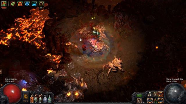 4K Path of Exile 2.4 DOUBLE BOSS Abyss Map T15-Lv82 200k DPS Dual Striker Umbra&Soup Voidheart Buil смотреть онлайн