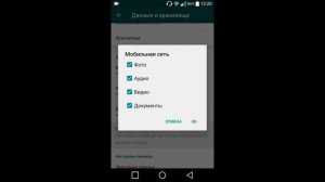 Как отключить автозагрузку в Whatsapp