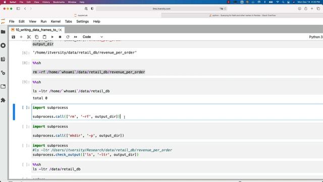 Programming Essentials Python - Overview of Pandas Libraries - Writing Data Frames to Files