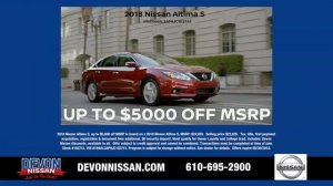 Devon Nissan - Test Drive the Altima or Rogue TODAY!