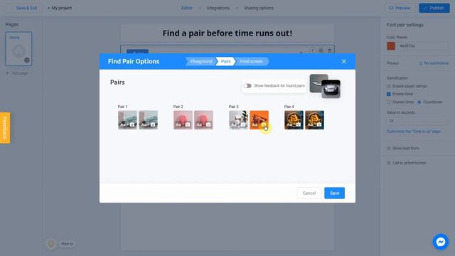 How to create Find One Pair on Interacty смотреть онлайн