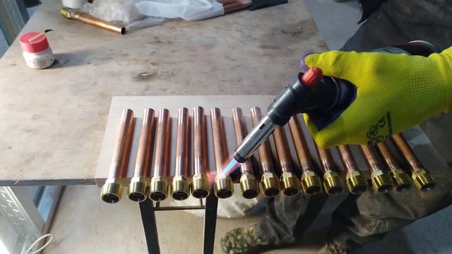 Пайка медных труб.Радиаторы чугунные Retro style.Трубы 25 Rehau Stabil.Водорозетки 25×3/4.Шаблон. смотреть онлайн