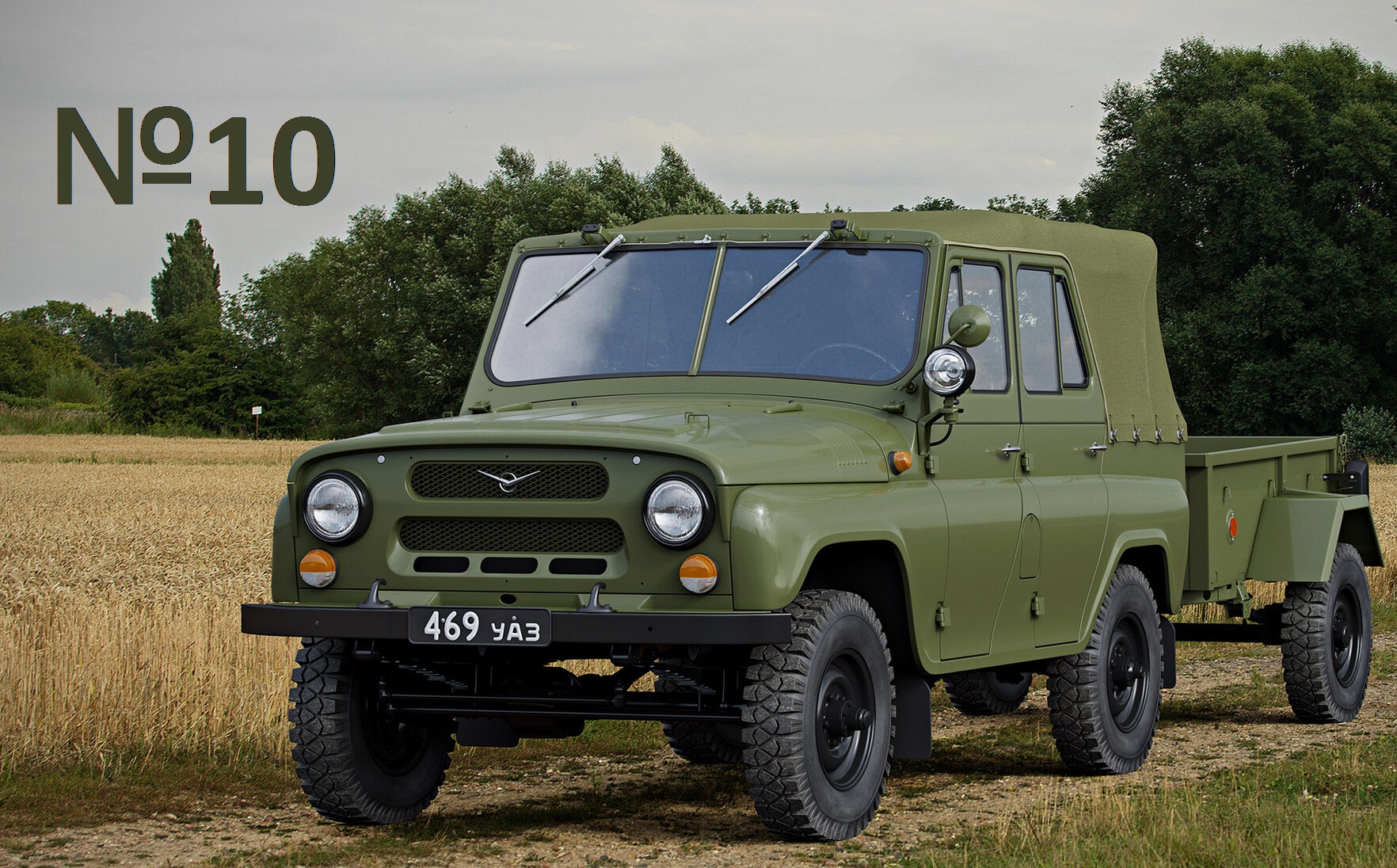 УАЗ - 469 Выпуск №10 СИДЕНИЕ И ПАНЕЛЬ ПРИБОРОВ смотреть онлайн