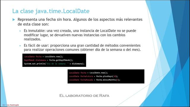Manejo de fechas y horas en el lenguaje Java. Parte 9. смотреть онлайн