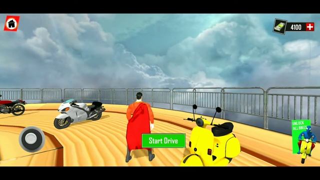 Super Hero Bike Mega Ramp|Super Hero Motor Bike Racing- Android Gameplay смотреть онлайн