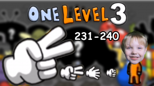 #24 Побег стикмена из тюрьмы! One Level 3! Босс Камень-Ножницы-Бумага! Уровни 231-240