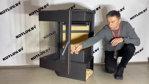 ЛеМан. Настенный камин для дачи длительного горения. Обзор новинки от Мета-бел.