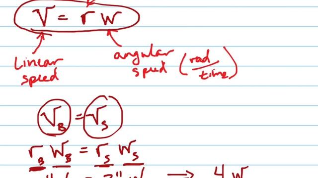 Pulley Problem: what is the angular speed of the smaller pulley? смотреть онлайн
