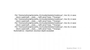 Django : Abstract Inheritance in Django Model, causing MAX recursion depth error