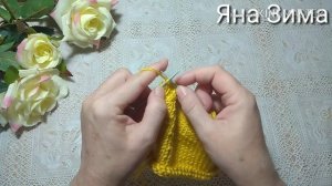 Аккуратный край спицами для летних кофточек,топиков.Пройма для майки.