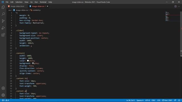 Fullscreen Image slider with html and css | hindi tutorial | @htmldeveloper