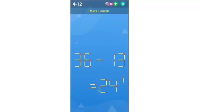 Smart Puzzles Collection|Matches|Hard|Level No 4-12 смотреть онлайн