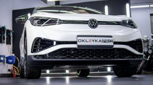 Volkswagen ID.4X. Оклеили в винил и защитили в матовый полиуретан. Стайлинг от OKLEYKA.PRO ®