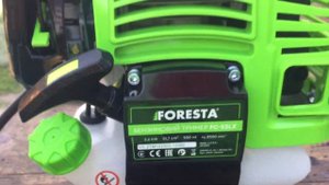 Запускаем в работу бензотриммер Foresta FC-52 LX