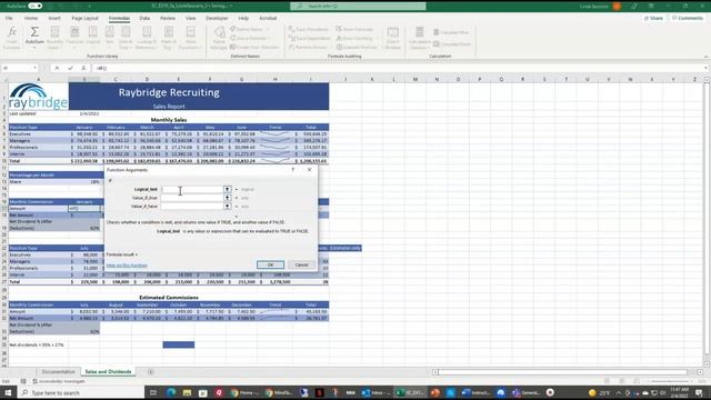 Excel Module 3 SAM Project 1a: Raybridge Recruiting Linda's