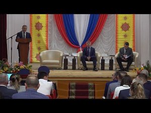 Глава Чувашии Олег Николаев в Комсомольском районе