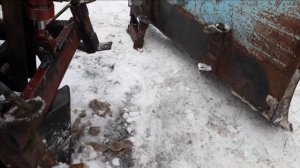 Обзор самодельного отвала для минитрактора МТЗ 082