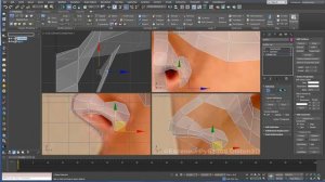 Моделирование головы женщины в 3ds Max. Часть 3 - моделирование носа