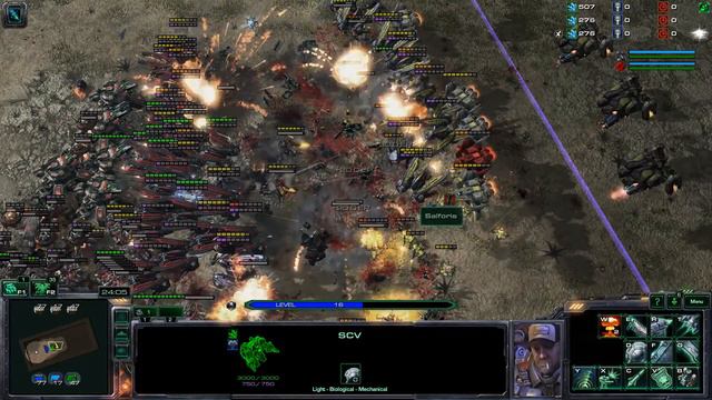 StarCraft 2 Desert strike LotV #19 Mass Raven and Mass Tempest part 2 смотреть онлайн