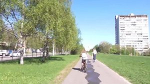 Велопрогулка в Москве в Гольяново. Гольяновский пруд. 1 - я серия.