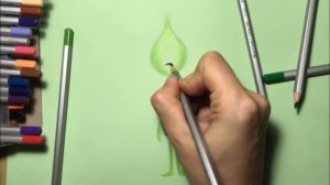 РИСУЕМ ГРИНЧА ИЗ МУЛЬТИКА, РИСУНОК ЦВЕТНЫМИ КАРАНДАШАМИ