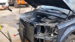 Чистка радиаторов Freelander 2. Мойка.