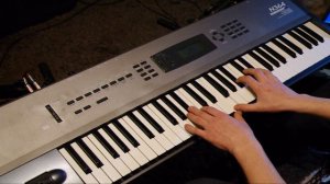 How to play Treasure by Bruno Mars - Korg N364 Synth