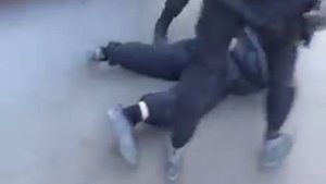 Задержание подозреваемых СОБРом в Камышине