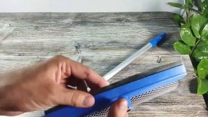 Стекломойка с алюминиевой ручкой 25 см (Хозленд)