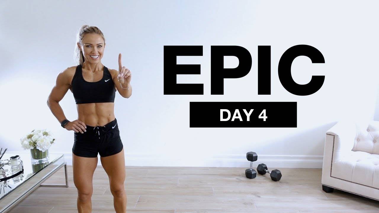 Caroline Girvan - DAY 4 of EPIC _ 1 Hour Dumbbell Full Body Workout Core Focus