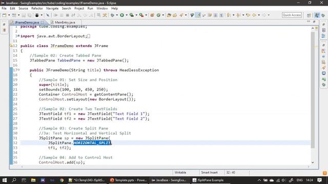 JSplitPane One Touch Expanding | Part 2 Demo | Swing Tutorial #42 смотреть онлайн