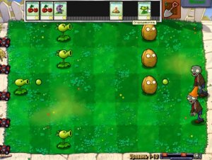 Plants vs Zombies / Adventure 1 Day 10 / Растения против Зомби / Прохождение
