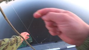 Рыбалка на кольцо с лодки. Архангельская область. Река Вычегда.