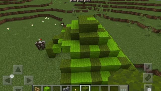 Майнкрафт креатив. С мамой строим палатку в лесу смотреть онлайн