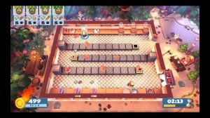 Overcooked 2 - Campfire Cook Off - Level Kevin 3 - Single Player - 1199