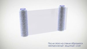 Нанесение покрытия WasserSchutz на стекло