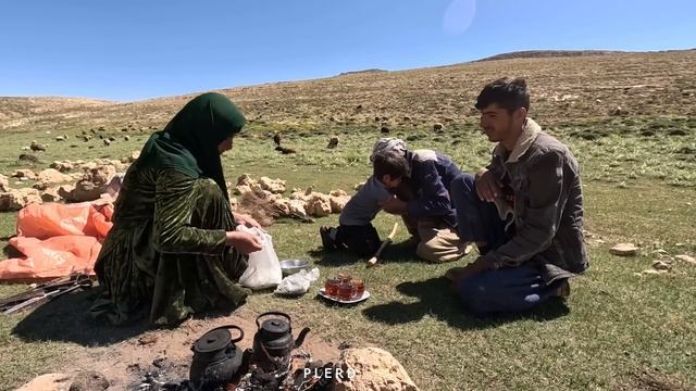 "Journey of the nomadic family: picking sheep's wool among spectacular springs and snow passes" смотреть онлайн
