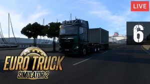 Ночной вкат в ETS 2 Расслабляющая поездка под хорошую музыку #1