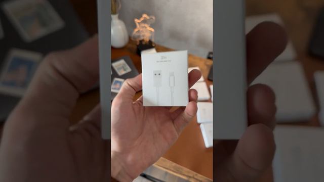 Качественный кабель от Xiaomi  USB/Lightning  ZMI MFi 100 см