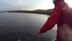 Осенняя рыбалка на реке Кама.