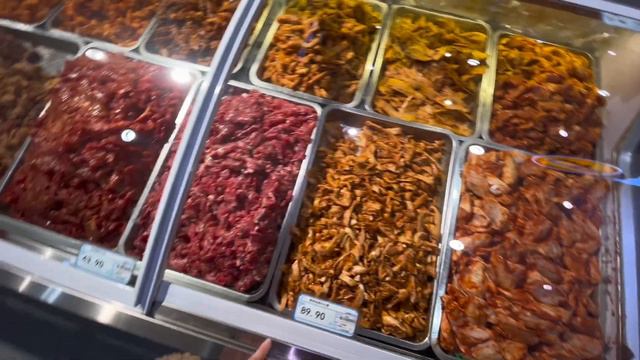 Цена на продукты в Китае, Харбин: мясо, рыба, морепродукты #китай #харбин #ценынапродукты
