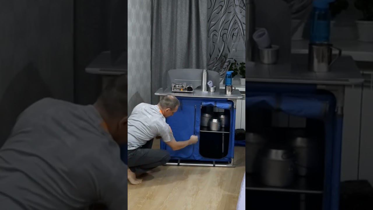 Стол-кухня для кемпинга