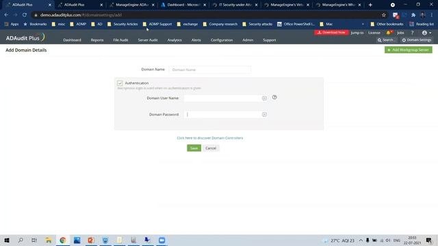 ManageEngine ADAudit Plus Product Demo