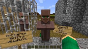 Я КУПИЛ ЭТОГО ЖИТЕЛЯ ЗА 99999 ИЗУМРУДОВ В МАЙНКРАФТ 100% ТРОЛЛИНГ ЛОВУШКА MINECRAFT ТОРГОВЕЦ В МАЙН