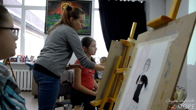 По мотивам живописи Густава Климта (Занятие для детей 9-15 лет) смотреть онлайн