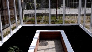 Теплица из стекла и алюминия 8х3 метра