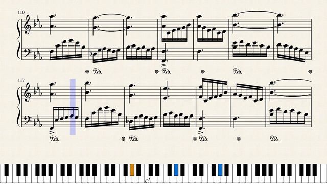 NieR: Automata - Copied City (Piano sheet music) смотреть онлайн