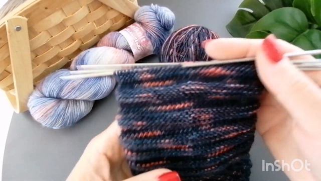 вяжем #носки_спицами 🌺 смотреть онлайн